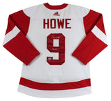 Red Wings Gordie Howe Mr. Hockey Signed White Adidas Jersey Auto 10! PSA #T76875