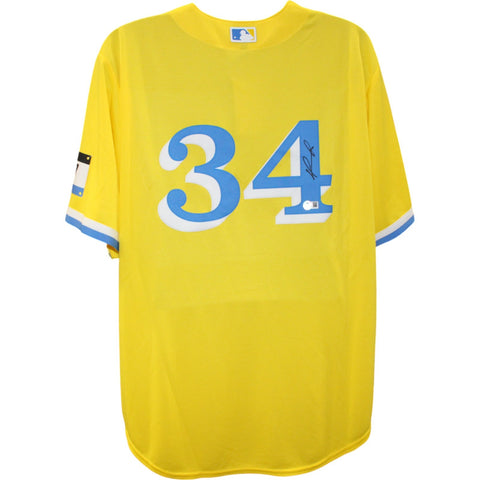 David Ortiz Autographed Boston Red Sox Nike City Connect XL Jersey Beckett 51274