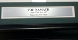 JOE NAMATH AUTOGRAPHED SIGNED FRAMED 16X20 PHOTO NEW YORK JETS PSA/DNA 91040