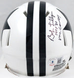 Bob Lilly Signed Dallas Cowboys 60-63 Speed Mini Helmet w/2 Insc.-Beckett W Holo