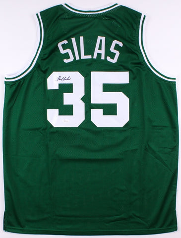 Paul Silas Signed Boston Celtics Jersey (JSA COA) 3xNBA Champ / Power Forward