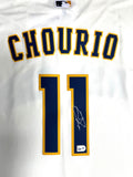 Brewers Outfielder JACKSON CHOURIO Signed Official Nike Cream Jersey AUTO - MLB
