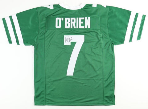 Ken O'Brien Signed New York Jets Jersey (JSA COA) N.Y. Starting Q.B 1983-1992