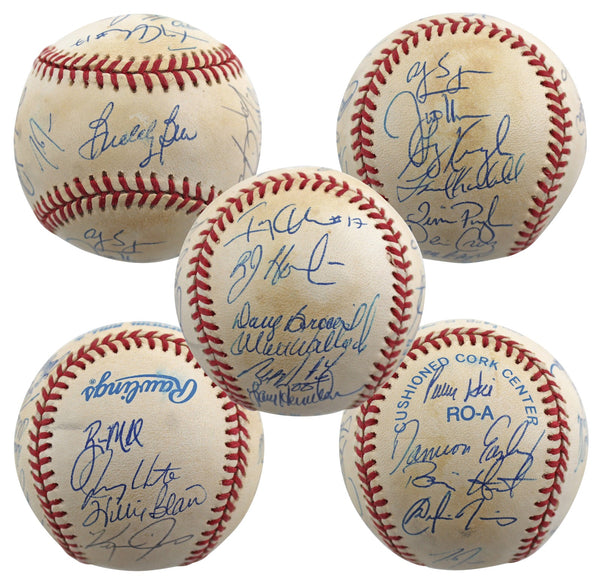 1997 Tigers (23) Herndon, Bell, Easley +20 Signed Oal Baseball BAS #AA03199