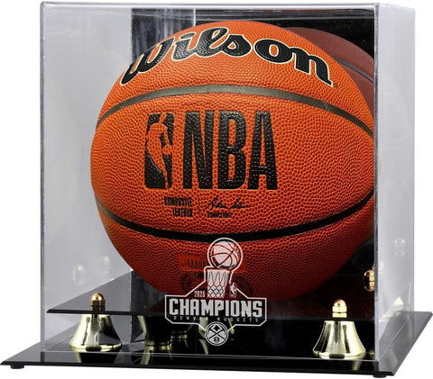 Denver Nuggets Golden Classic 2023 NBA Finals Champs Logo Basketball Display