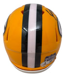Brett Favre Signed Green Bay Packers Mini Speed Helmet BAS+Radke