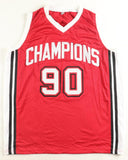 Larry Johnson, Augmon + 2 more Signed UNLV Running Rebels 1990 Champions Jersey
