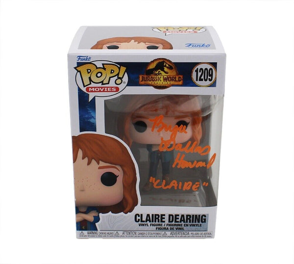 Bryce Dallas Howard Signed Jurassic World Claire Dearing 1209 Funko Pop - Claire