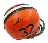 Jim Brown Signed Cleveland Browns RK Suspension Authentic #32 NFL Helmet