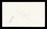 Jose Maria Olazabal Authentic Signed 3x5 Index Card Autographed BAS #BT03521