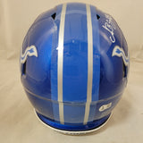 AMON RA ST BROWN SIGNED DETROIT LIONS FS FLASH SPEED AUTHENTIC HELMET BECKETT QR