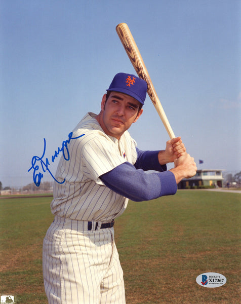 Ed Kranepool Autographed New York Mets 8x10 Photo Beckett Authenticated