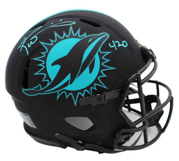 Ricky Williams Signed Miami Dolphins Speed Authentic Eclipse NFL Helmet "420"