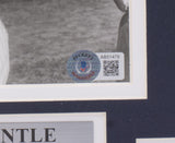 Mickey Mantle Joe DiMaggio Signed Framed Yankees 8x10 Baseball Photo BAS LOA