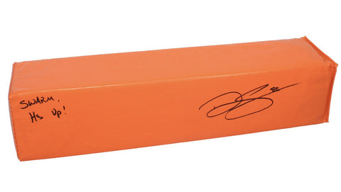 Dalton Schultz Autographed "Swarm H's Up" End Zone Pylon Beckett Witnessed LE 25