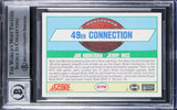 49ers Joe Montana & Jerry Rice Signed 1989 Score #279 Card Auto 10! BAS Slabbed