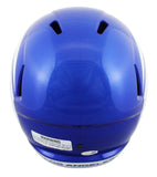 Rams Trent McDuffie Signed 2026 On-Field Alt Full Size Speed Rep Helmet JSA Wit