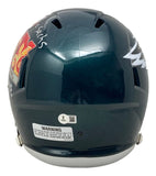 Milton Williams Signed Eagles FS Super Bowl 59 LIX Replica Speed Helmet 2 Sacks