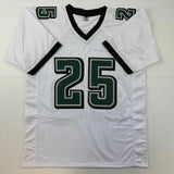 Autographed/Signed LeSean McCoy Philadelphia White Jersey Beckett BAS COA