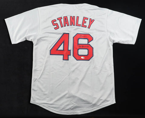 Bob Stanley Signed Boston Red Sox Jersey (JSA) BoSox Pitcher from 1977 - 1989