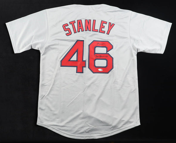 Bob Stanley Signed Boston Red Sox Jersey (JSA) BoSox Pitcher from 1977 - 1989