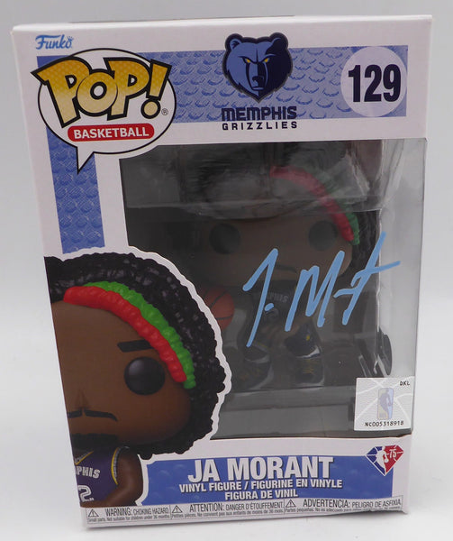 Ja Morant Autographed Funko POP Vinyl Figurine Memphis Grizzlies Beckett BF76748