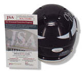 Justin Jefferson Autographed Minnesota Vikings Throwback Mini Speed Helmet JSA