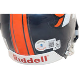 Bertrand Berry Autographed Denver Broncos VSR4 Mini Helmet Beckett 44203