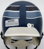 SHAUN ALEXANDER AUTOGRAPHED SEAHAWKS BLUE FULL SIZE HELMET BECKETT QR 194418