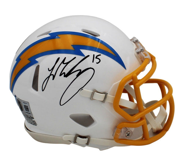 Ladd McConkey Signed Los Angeles Chargers Speed NFL Mini Helmet