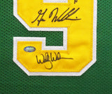 1978-79 NBA CHAMP SUPERSONICS AUTOGRAPHED FRAMED JERSEY 9 SIGS MCS 233872