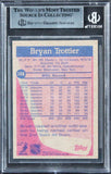 Islanders Bryan Trottier Authentic Signed 1984 Topps #104 Card BAS Slabbed