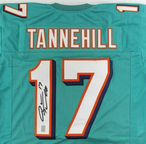Ryan Tannehill Signed Teal Miami Dolphins Jersey (Sports Integrity Player Holo)