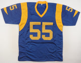 Braden Fiske Signed Los Angeles Rams Jersey (Beckett) 2024 2nd Round Pick - FSU
