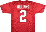 Ryan Williams Autographed Crimson College Style Jersey - JSA *Black