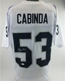 Jason Cabinda Signed Oakland Raiders Jersey (JSA COA) Penn State Linebacker