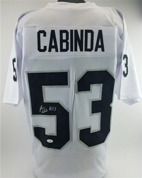 Jason Cabinda Signed Oakland Raiders Jersey (JSA COA) Penn State Linebacker