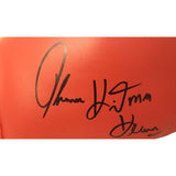 Tommy Hearns Signed Red Right Boxing Glove Hitman Beckett 44777