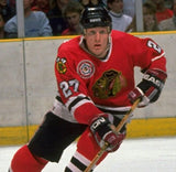 Jeremy Roenick Signed Chicago Blackhawks Black Jersey (Beckett) NHL 1988-2009
