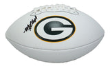 MarShawn Lloyd Autographed Green Bay Packers White Panel Football Beckett