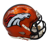 Terrell Davis Signed Denver Broncos Speed Flash Mini Helmet with "SB XXXII MVP"