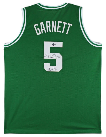 Kevin Garnett "HOF 2020" Authentic Signed Green Pro Style Jersey BAS Witnessed