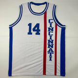Autographed/Signed Oscar Robertson Cincinnati White Basketball Jersey JSA COA