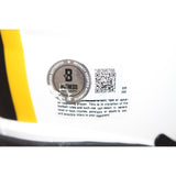 Aaron Jones Autographed Green Bay Packers Lunar Mini Helmet Beckett 43844