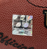 Walter Payton HOF Signed Official Wilson NFL Football Bears Steiner 214092