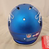 BARRY SANDERS SIGNED LIONS ALTERNATE SPEED AUTHENTIC HELMET BECKETT COA