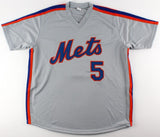 Davey Johnson Signed Mets Jersey (JSA COA) 1986 Mets World Champion Manager !