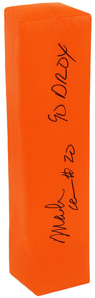 Mark Carrier Signed Champro Orange Endzone Football Pylon w/90 DROY - (SS COA)