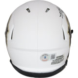 Jimmy Horn Jr. Signed Colorado Buffalos White Mini Helmet Beckett 42409