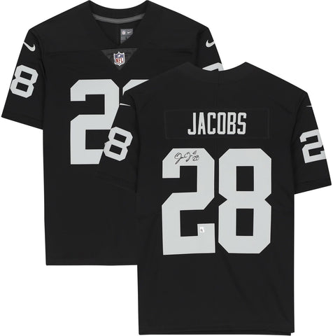 Josh Jacobs Las Vegas Raiders Signed Black Limited Game Jersey